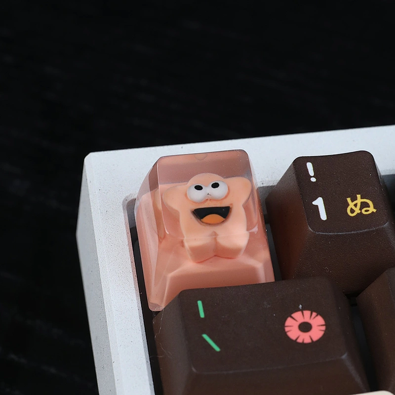 2024 MG Pink Star Drop Resin Artisan Keycaps Handmade ESC Keycap for Mechanical Keyboard