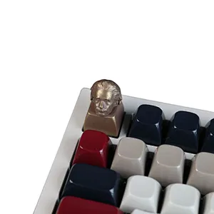 3D Printed Resin Artisan Keycaps for Keyboard Decoration Albert Einstein Support Customization Mechanical Keyboards Gaming