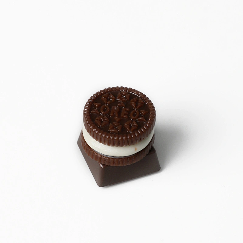 Customization 3D Printed Stereo Keycaps Dessert Oreo Cross Personalized Resin Monoblock Custom Mechanical Keycaps