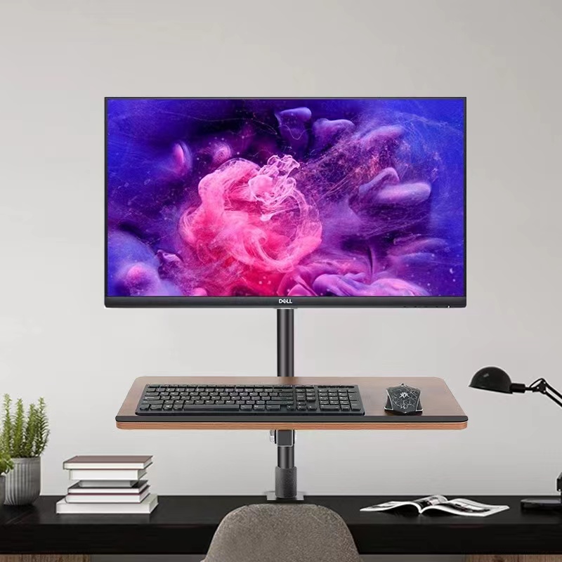 Monitor Stand With Keyboard Tray