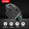 Ergonomic Programable Mouse , High DPI Value Led Rgb Optical Driver Gaming customize Software Mice Wired WirelessDual Modes Fire Funtion