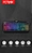 Membrane Anti-ghost Led Rainbow Usb Gaming Keyboard, Full Size WiredKeyboard