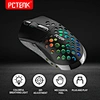Ergonomic Programable Honey Comb Mouse , High DPI Value Led Rgb Optical Driver Gaming customize Software Mice Wired WirelessDual Modes