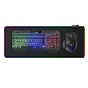 Peripherial Mpostercal Feeling Anti Ghost Table Wired Gaming Keyboard Mouse Pad Set Room Decor Usb Backlit Pc Red LED Waterproof