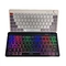 Rechargeable 2.4Ghz Wireless for Keyboard for Laptop/Tablet with RGB Backlit USB Type-C Interface 77 Keys High Quality