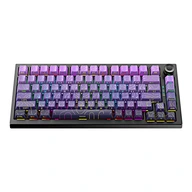 Dark F75PRO RGB USB Wired E-Sports Mechanical Keyboard 98 Keys Black Switch Three-Mode Engraved Side Keycap for Computer Gaming
