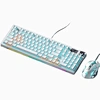 AULA S98  Mechanical RGB Keyboard Mouse Headset Combination Wired Desktop 98 Key Game Keyboard Suitable for Computer case