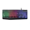 Most Popular Membrane Led Rgb Usb Slim Backlit Mini Waterproof PC Peripherial Type c 85-Key Gaming Wired Keyboard