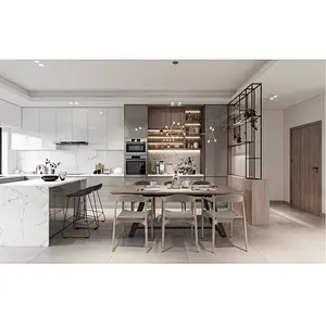 High Quality Modern Design Luxury Custom Made Kitchen Cabinet  Item No. K004