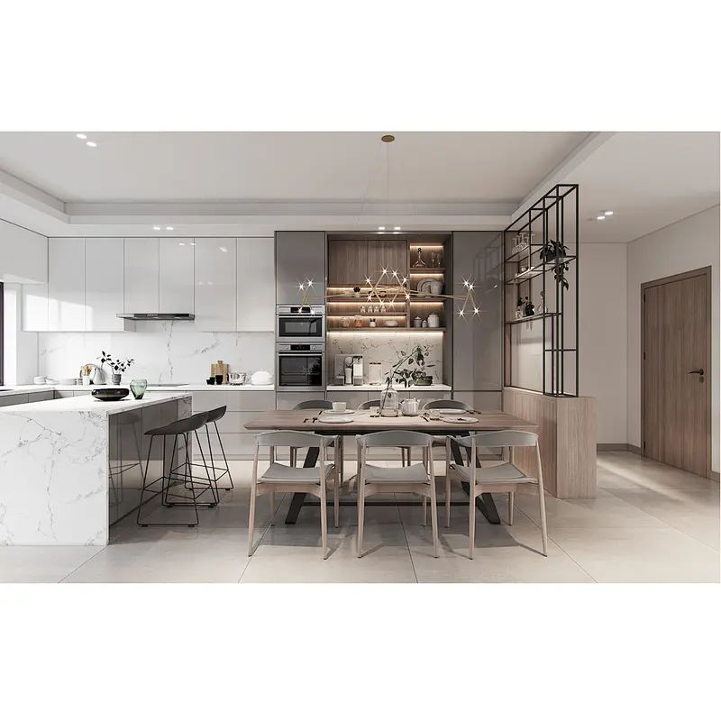 High Quality Modern Design Luxury Custom Made Kitchen Cabinet  Item No. K004