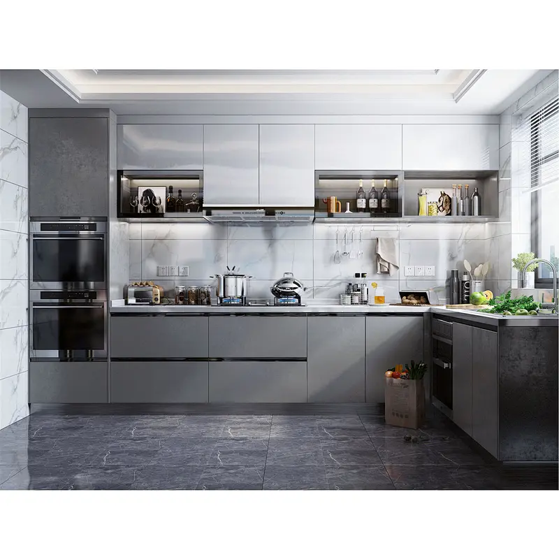 High Quality Modern Design Luxury Custom Made Kitchen Cabinet  Item No. K001