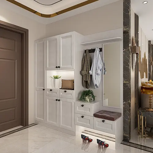 High Quality Modern Classic Beautiful Durable Wooden Entrance Cabinet   Item No. E005