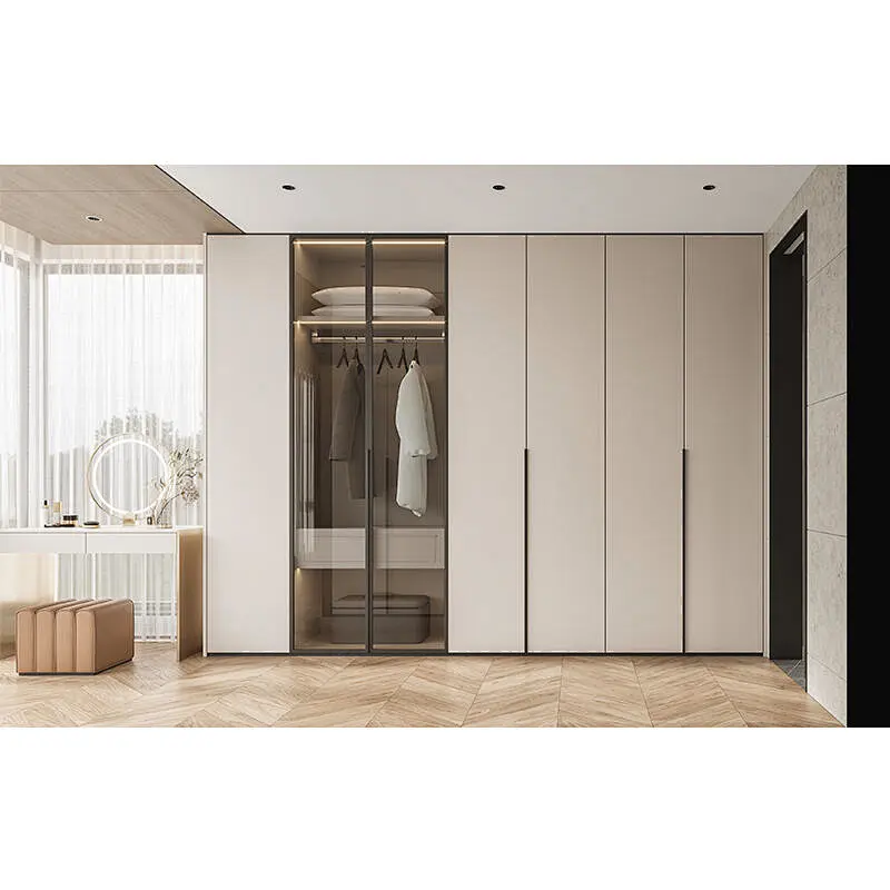 New Popular Modern Closet Wardrobe Storage Wooden Bedroom Big Wardrobe   Item No. B0025
