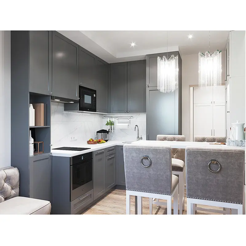 High Quality Modern Design Luxury Custom Made Kitchen Cabinet  Item No. K0018