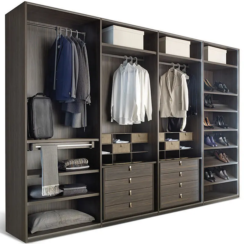 New Popular Modern Closet Wardrobe Storage Wooden Bedroom Big Wardrobe   Item No. B009