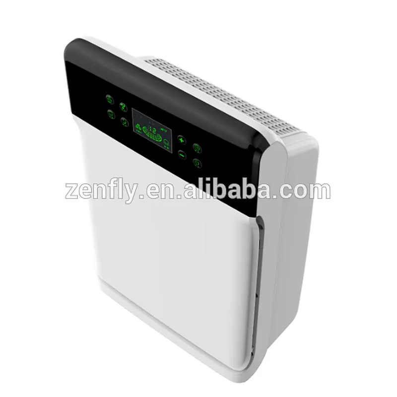 Indoor air purifier hepa filter air cleaning machine with odor sensor
