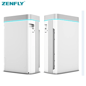 Zenfly Activated Carbon Filter Intelligent Touch Screen Smoking Room Ionzier Air Purifier for Home