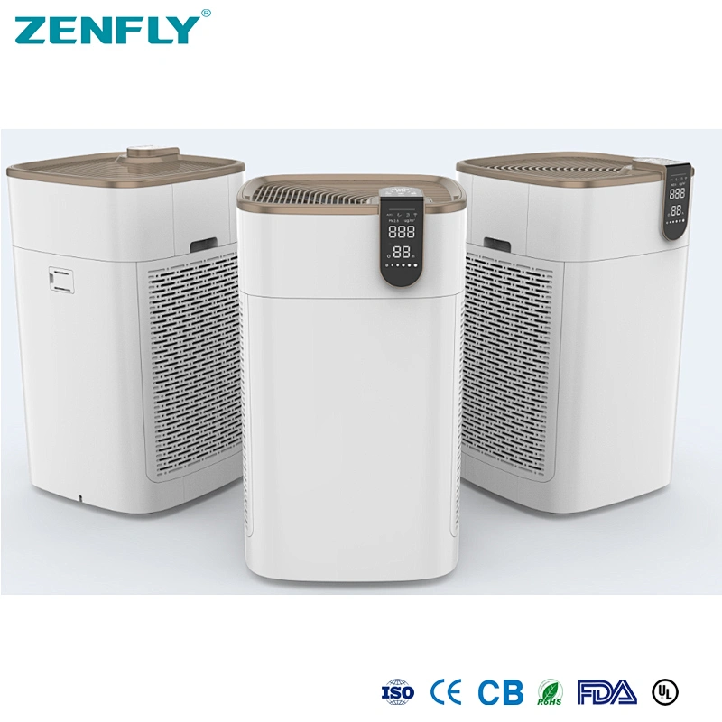 Zenfly oem air purifier with true HEPA filter UV and Ionizer