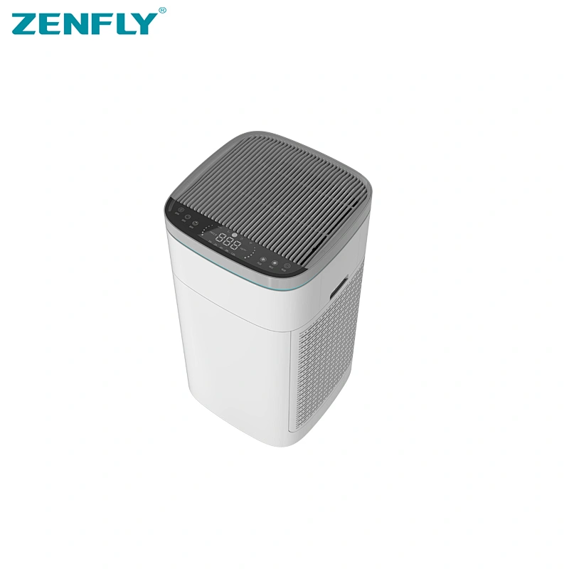 Super air purifier with PM2.5 display and double HEPA filter