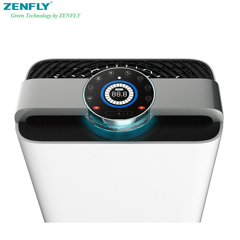 Air Treatment Guangzhou OEM Display with Touch Button Smart Air Purifier Hospital and Lab