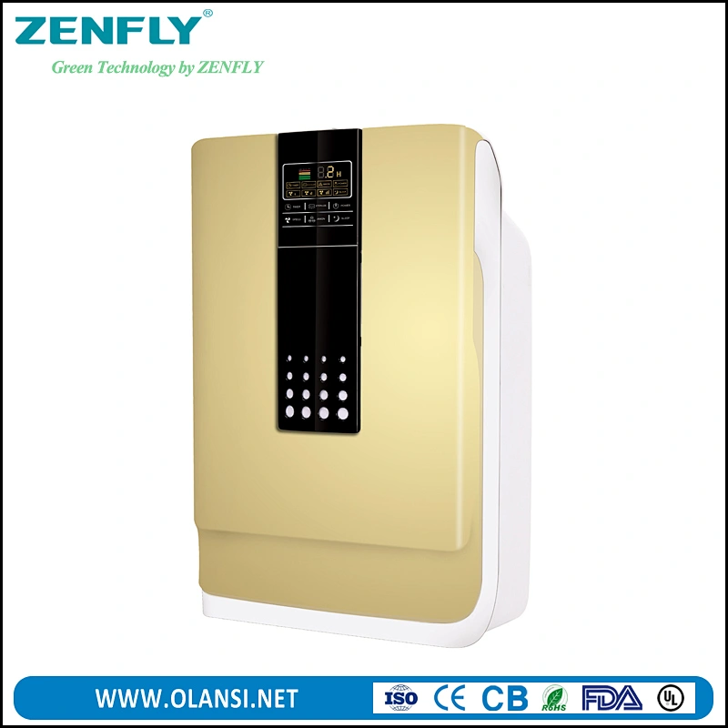 Zenfly wholesale small air purifier K01C,160M3/H CADR odor sensor air cleaner with AQI,hot sell air cleaner for Turkey