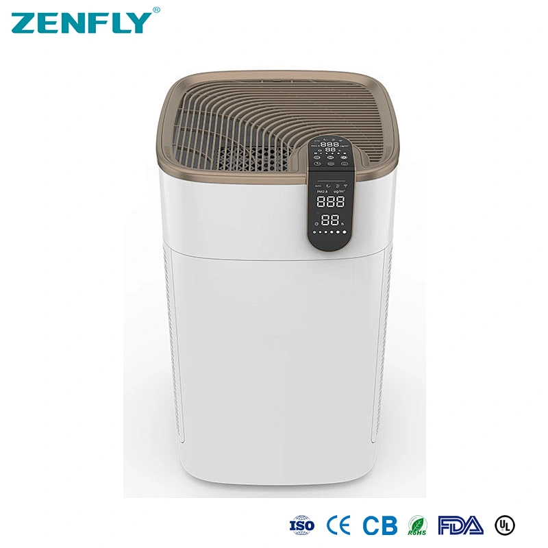 Zenfly oem air purifier with true HEPA filter UV and Ionizer