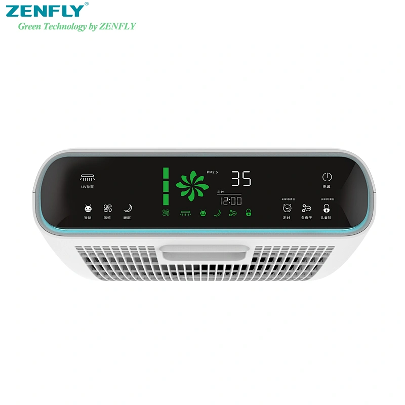 Intelligent Indoor Air purifier with HEPA filter UV light zenfly