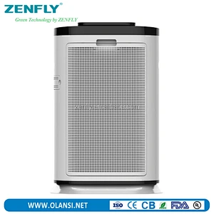 K09 Home Air purifier with TVOC monitor removes pm2.5 uv light wth double control