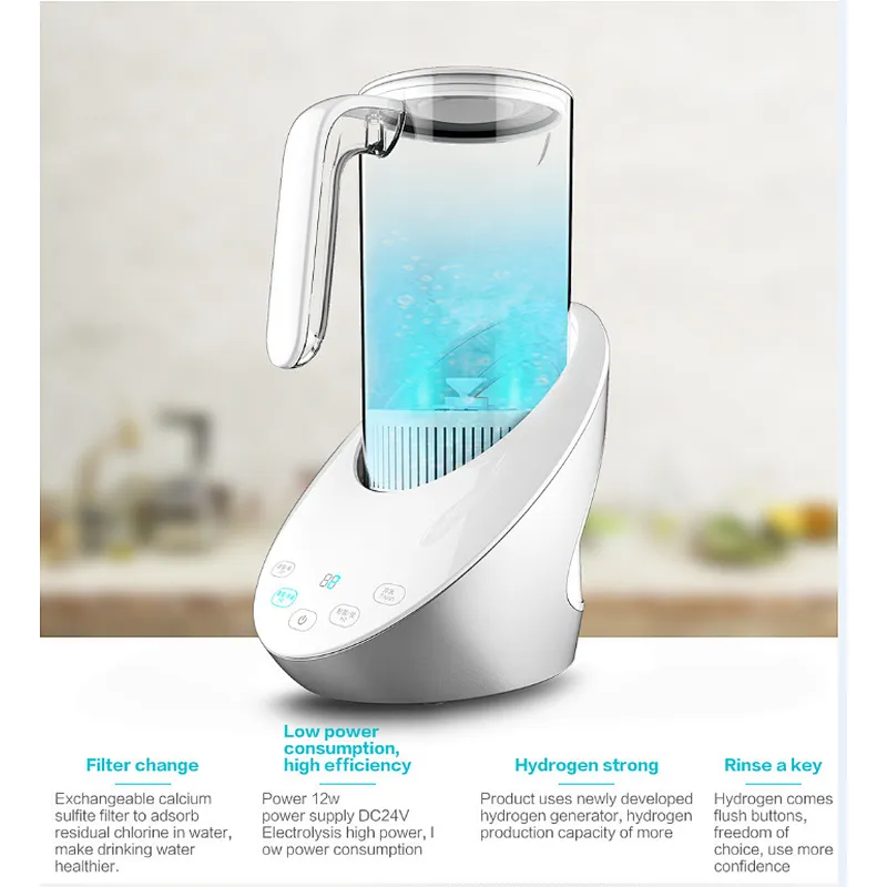 Hydrogen generator with korea PEM technology,Japan hydrogen rich water pithcer from guangzhou chna