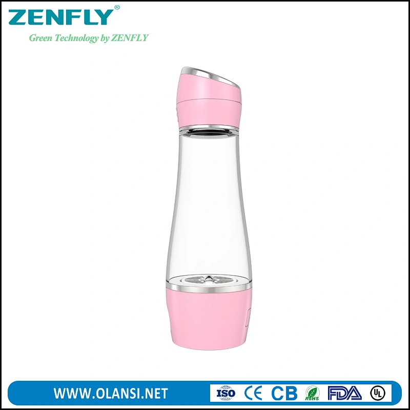 Zenfly H4 electrolysis hydrogen water bottle, hydrogen water generator, portable water bottle for outdoor using