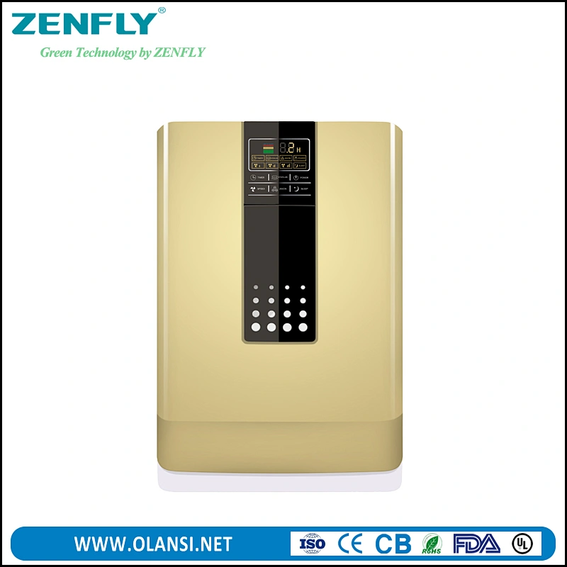 Zenfly wholesale small air purifier K01C,160M3/H CADR odor sensor air cleaner with AQI,hot sell air cleaner for Turkey