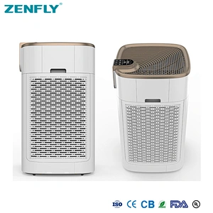 Zenfly oem air purifier with true HEPA filter UV and Ionizer