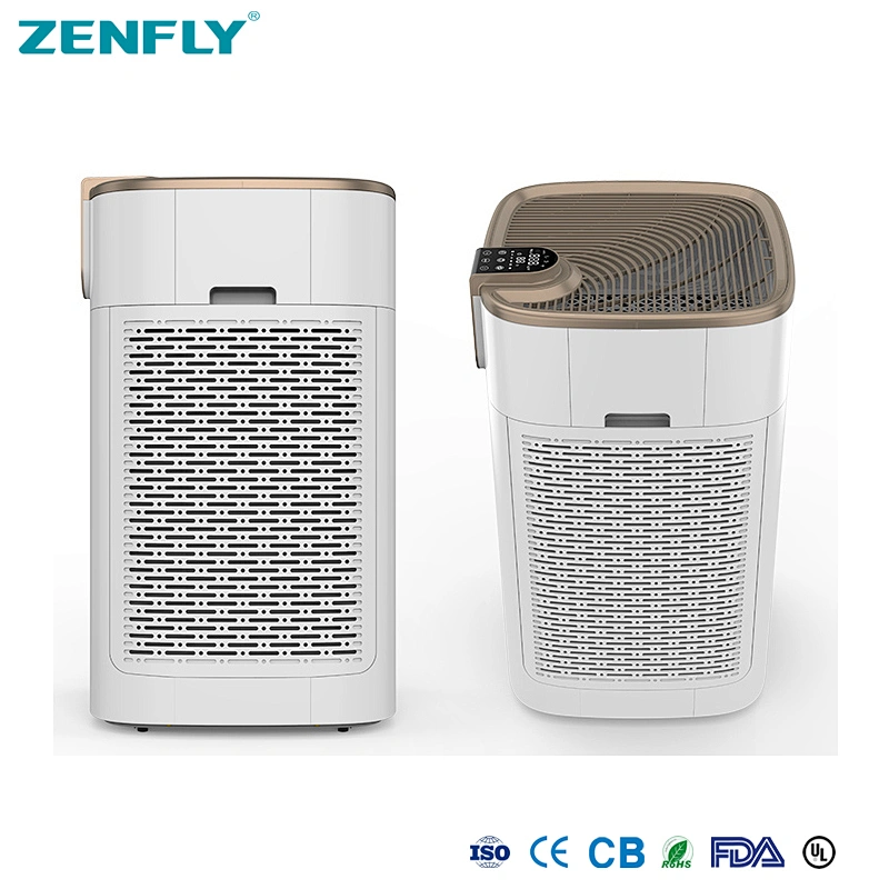 Zenfly oem air purifier with true HEPA filter UV and Ionizer
