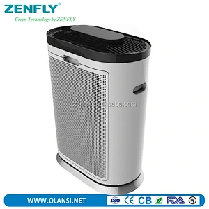 K09 Home Air purifier with TVOC monitor removes pm2.5 uv light wth double control