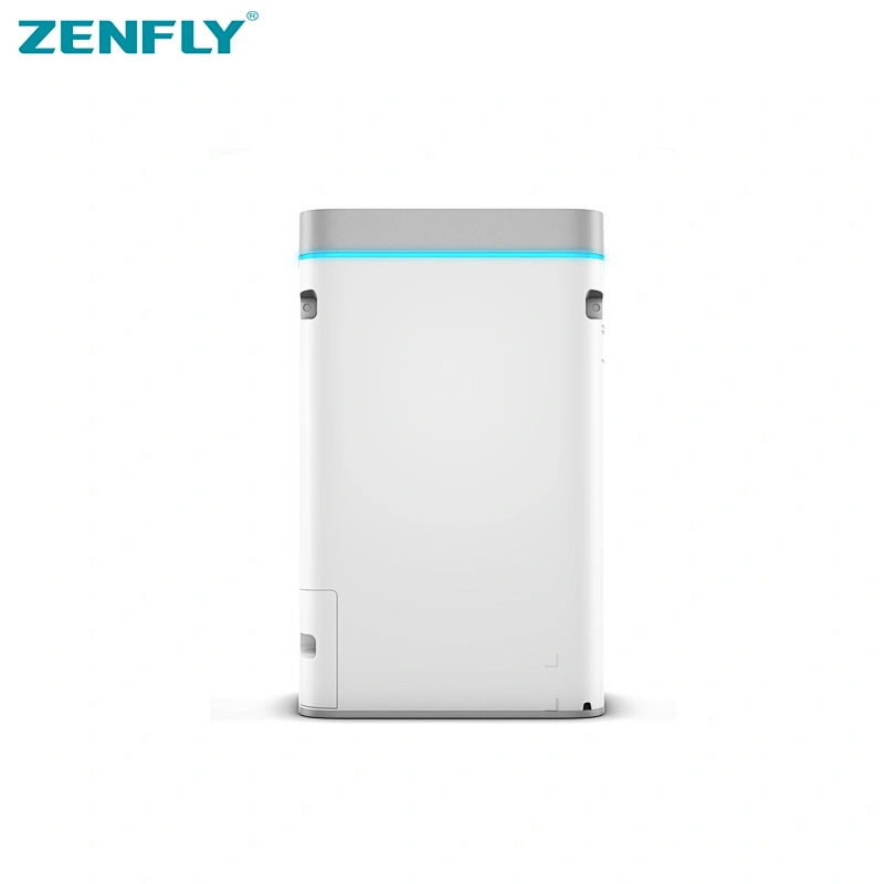 Zenfly Activated Carbon Filter Intelligent Touch Screen Smoking Room Ionzier Air Purifier for Home