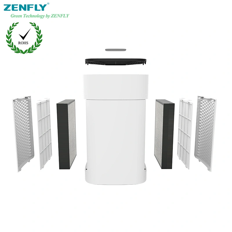 RoHS Proved negative ion air purifier high CADR 800