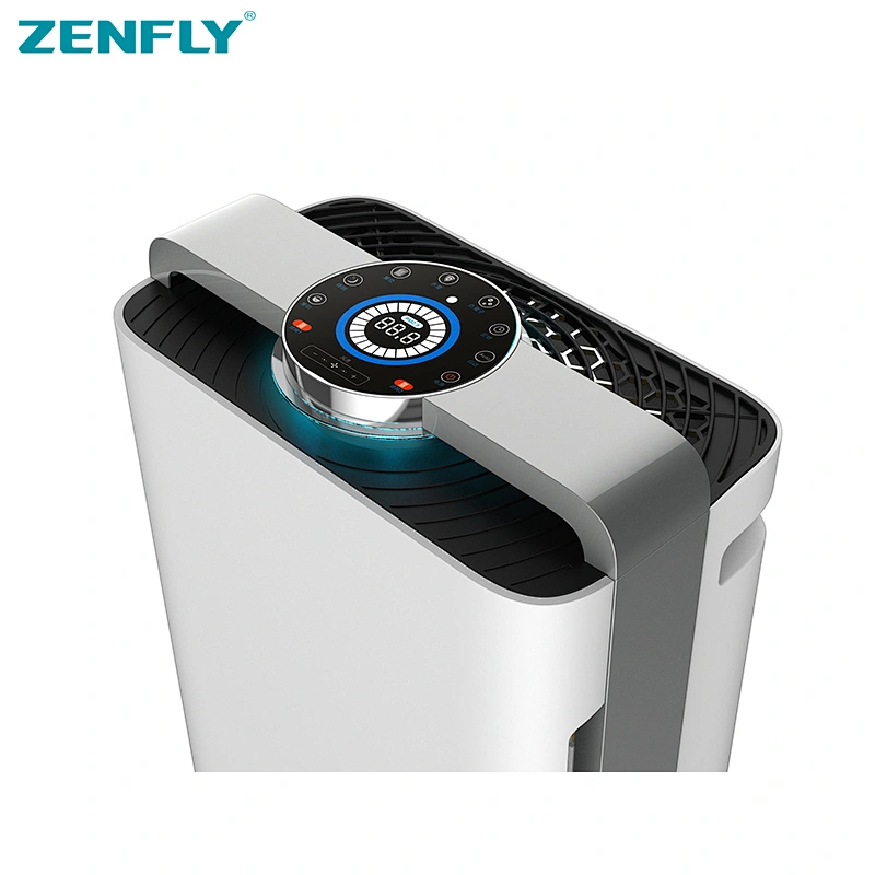 High CADR 488 m3/h air purifier for hotel hospital with HEPA filter