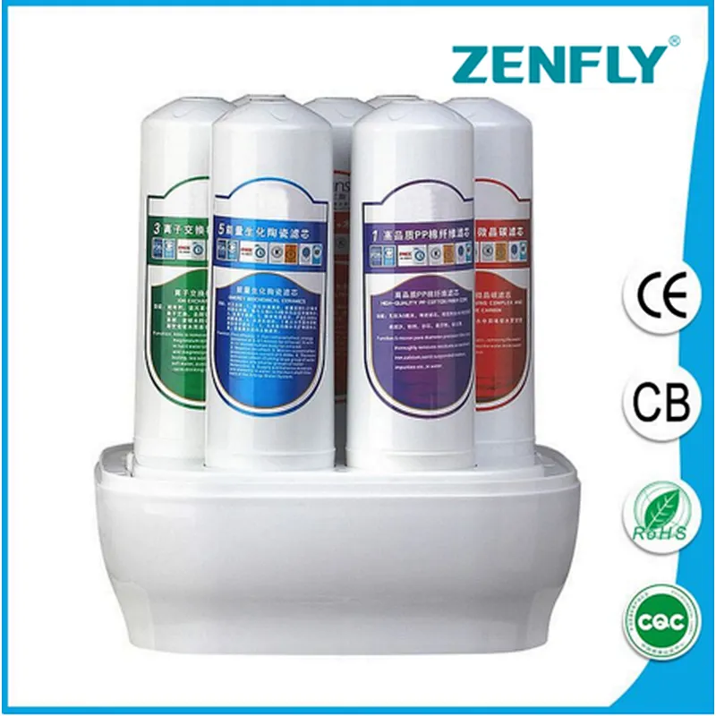 ZENFLY 2017 China Factory alkaline water filter Home Drinking Water Filter Water Purifier W01,also easy to use