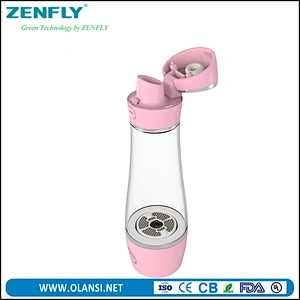 Zenfly H4 electrolysis hydrogen water bottle, hydrogen water generator, portable water bottle for outdoor using