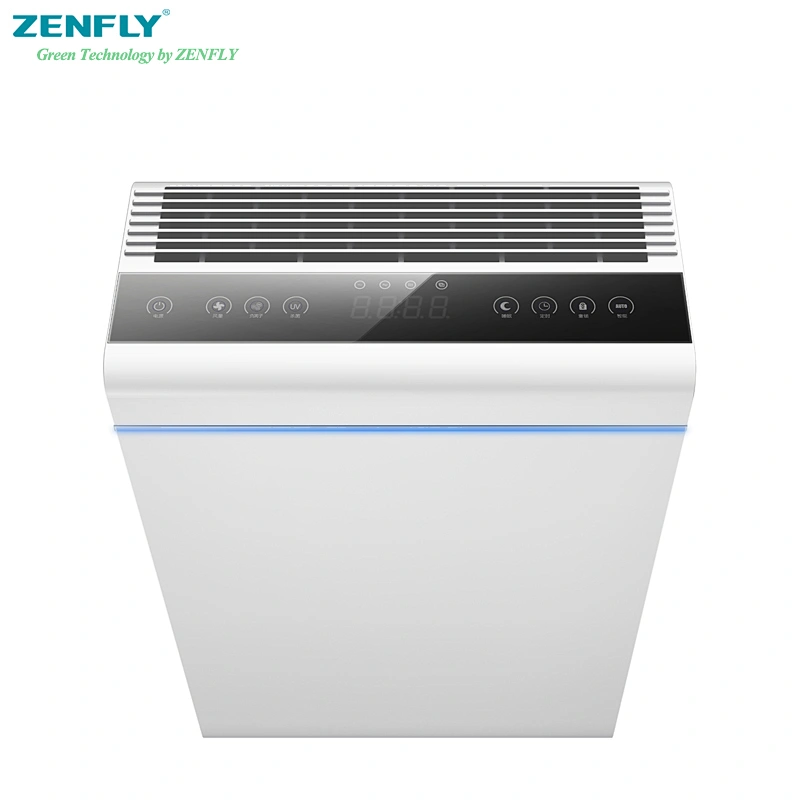 Portable air purifier  Ionizer air cleaner  true HEPA Home smoke odor remove -Zenfly