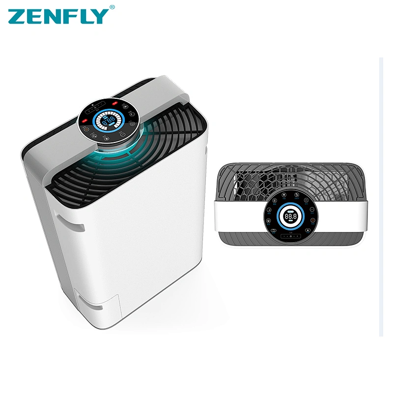 Zenfly water based air purifier multiple filter system,HEPA ionizer home air cleaner