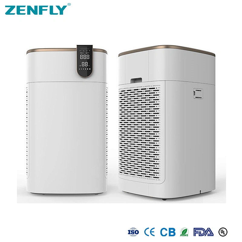 Zenfly oem air purifier with true HEPA filter UV and Ionizer