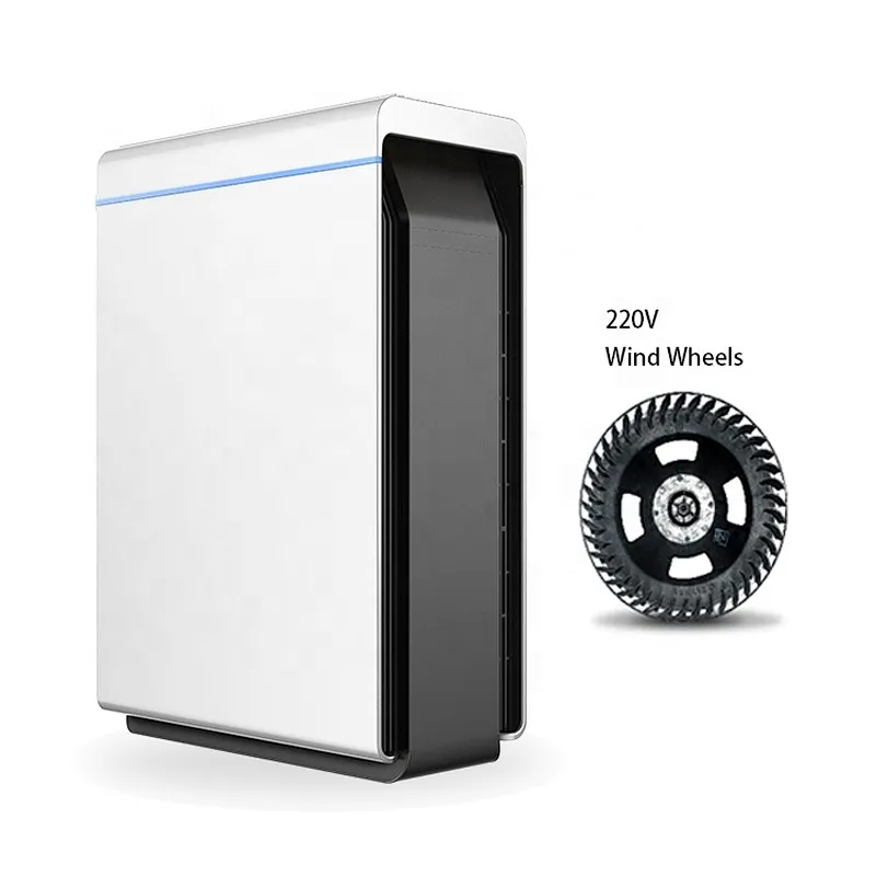 CE CB ROHS 7 stage purifying UV Lamp HEPA filter air purifier for home use