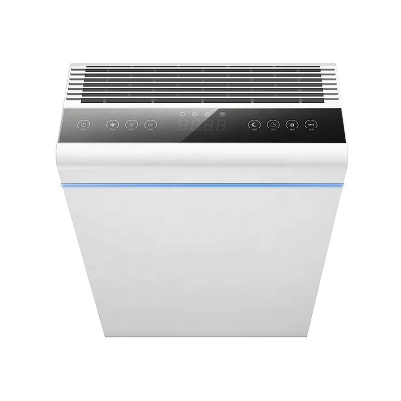 CE CB ROHS 7 stage purifying UV Lamp HEPA filter air purifier for home use