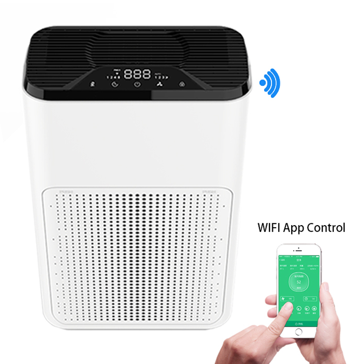3 Stage Filtration true HEPA filter room air purifier with CE