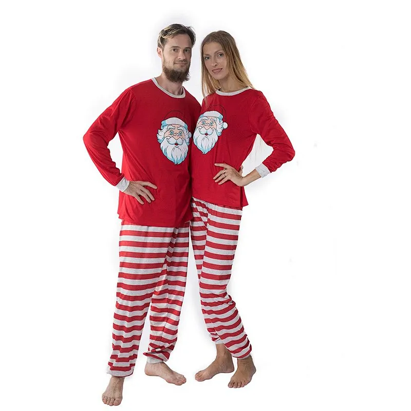2021 Amazon Pajamas Christmas Printed Top  Pants  Family Winter Red