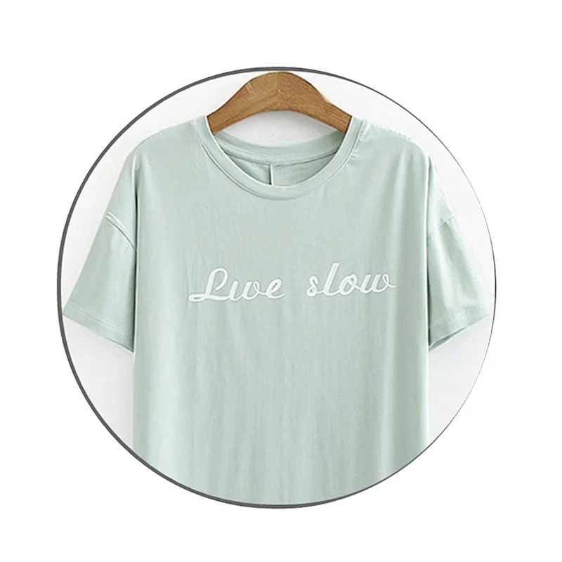 2021cotton women's thin pyjamas night skirt Lingerie Nightdress long dress Casual Comfortable blouse with short sleeves