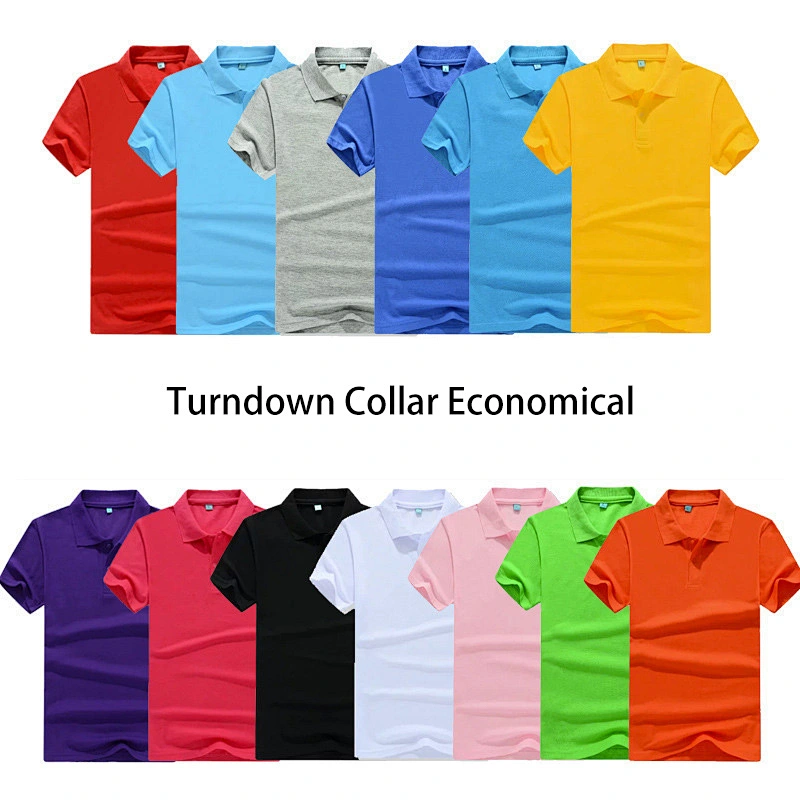 Factory Price Polyester Solid Color Cotton T shirt Logo Pattern Custom Print Top Shirt