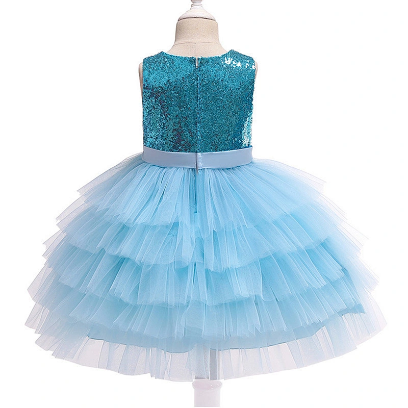 Wholesale Tutu Dress Lace Tulle Sequin Pageant Wedding Puffy Bow Girls Party Dresses