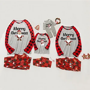 2021 New Parent-child wear Christmas family pajamas